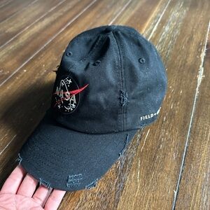 Field Grade SKYLAB NASA 50TH ANNIVERSARY BLACK DISTRESSED RELAXED FIT HAT